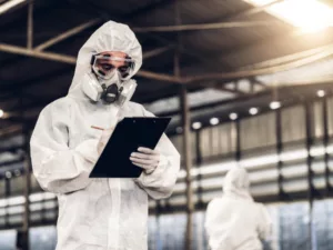 man performing hazmat packaging certification